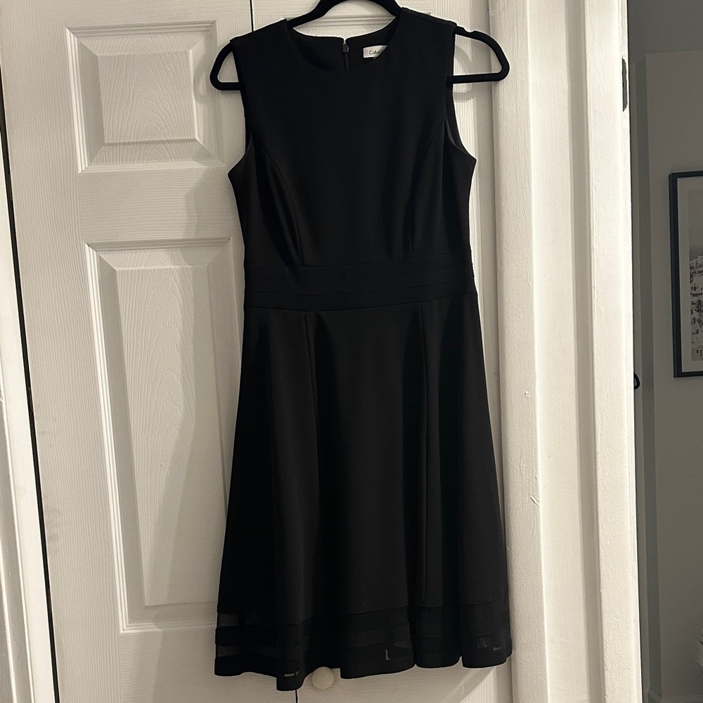 Calvin Klein Classic Black Midi Dress